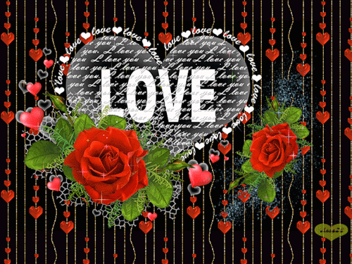 Валентинка - сердце и роза