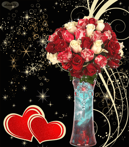 Красивые розы в день Валентина С 14 Февраля валентинки