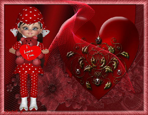 Валентинка анимашка картинка С 14 Февраля валентинки
