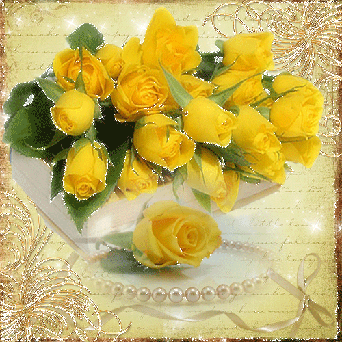 Букет из желтых роз Красивые цветы