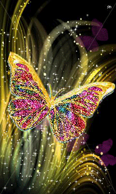 Абстрактные бабочки Мерцающие картинки