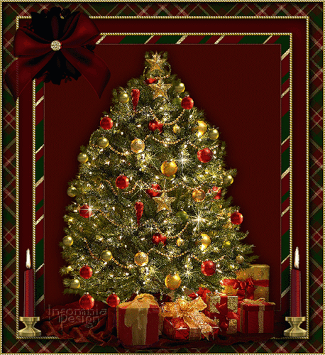 Рождественская елка с подарками Рождество Христово картинки