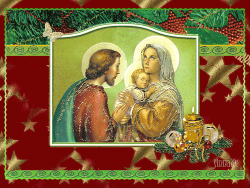 Рождественская анимационная картина Рождество Христово картинки